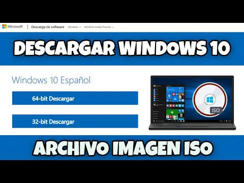 Download MP3 COMO DESCARGAR WINDOWS 10 ISO 32 Y 64 BITS GRATIS EN ESPAÑOL COMPLETO DE FORMA LEGAL EN 2024