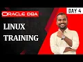 Oracle DBA Journey Begins Day 4 - Linux Training