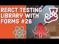 React Testing Library Mocking API Call with Form