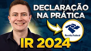 IMPOSTO DE RENDA 2024 NA PRÁTICA: Como declarar Renda Fixa, Ações, FIIs, Inv. no Exterior e Cripto!
