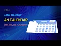How to make Calendar with HTML CSS and Javascript