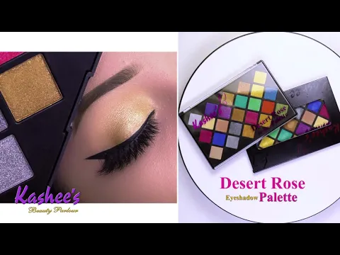 Kashee's Desert Rose Eye Make Up Tutorial