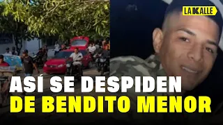 Así fue el sepelio de ‘Bendito Menor’: hubo armas y licor durante la despedida