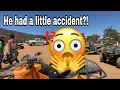 He had a little Accident ATV Riding in California 2021