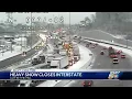 Multiple car semi crashes caused Tuesday morning caused huge backups on Cincinnati highways