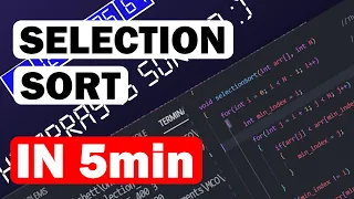 Selection Sort Step-by-Step Tutorial for Beginners Sorting Algorithms