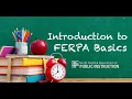 Introduction to FERPA Basics