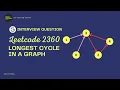 Longest Cycle in a Graph - Leetcode 2360
