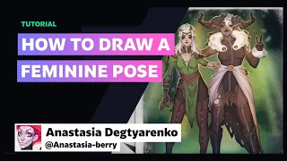 How to Draw a Feminine Pose w Anastasia-berry DeviantArt Tutorials
