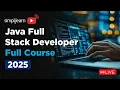 Full Stack Java Developer Course Full Stack Java Developer Tutorial for Beginners Simplilearn