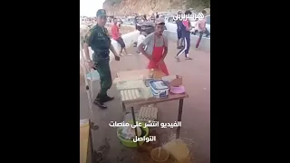اعت بر تصرفا استفزازيا وغير مهني اعتداء دركي على بائع متجول يشعل الغضب في الجزائر 