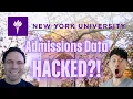 NYU Admissions Data Hacked