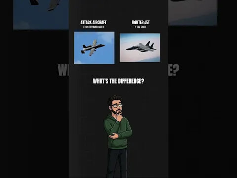 The Simple Difference Between Fighter Jets and Attack Aircraft