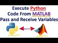 Execute Python Code Directly from MATLAB pass and receive variables