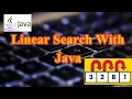 Linear Search in Java Programming Real life Example Linear Search Algorithm
