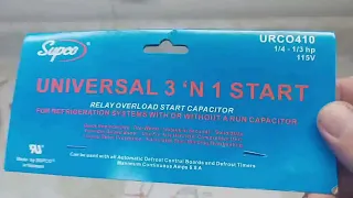 Supco 3 N 1 URCO 410 Install on Fridge