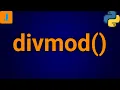 Python divmod Function