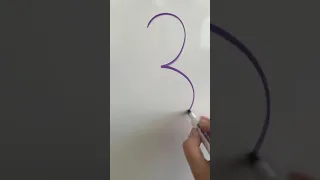 Writing number 3