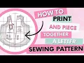 Trimless PDF Sewing Pattern Assembly Tutorial For Ellie and Mac Sewing Patterns