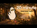20 Minute Countdown Timer Walking Duck Relax Focus With Cozy Jazz Music