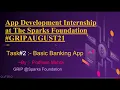 Basic Banking Android Application The Sparks Foundations Task 2 Pratham Mehta