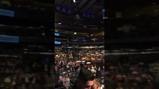 First UFC fight at Madison Square Garden NYC