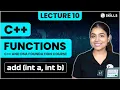 Functions in C Lecture 10 C and DSA Foundation Course