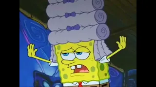 Spongebob s wig blocks the movie