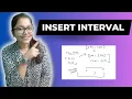 Insert Interval - Leetcode MEDIUM