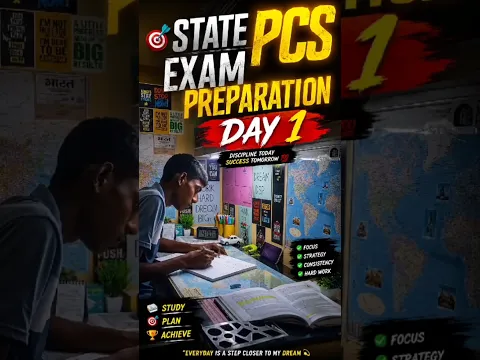 STATE EXAM PREPARATION DAY 1 🎯📚 #upsc #rasexam2026 #exam #minivlog #studyminivlog