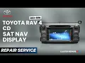 Toyota RAV4 Sat Nav Touchscreen Repair 2013 2016 Black Screen Cracked Display Touch Faults