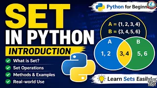 Python Set Tutorial for Beginners Introduction to Sets in Python with Examples