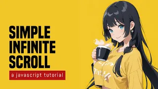 Simple Infinite Scroll In HTML JS Using Intersection Observer