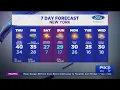 Calm chilly Thursday before snow for Friday morning commute