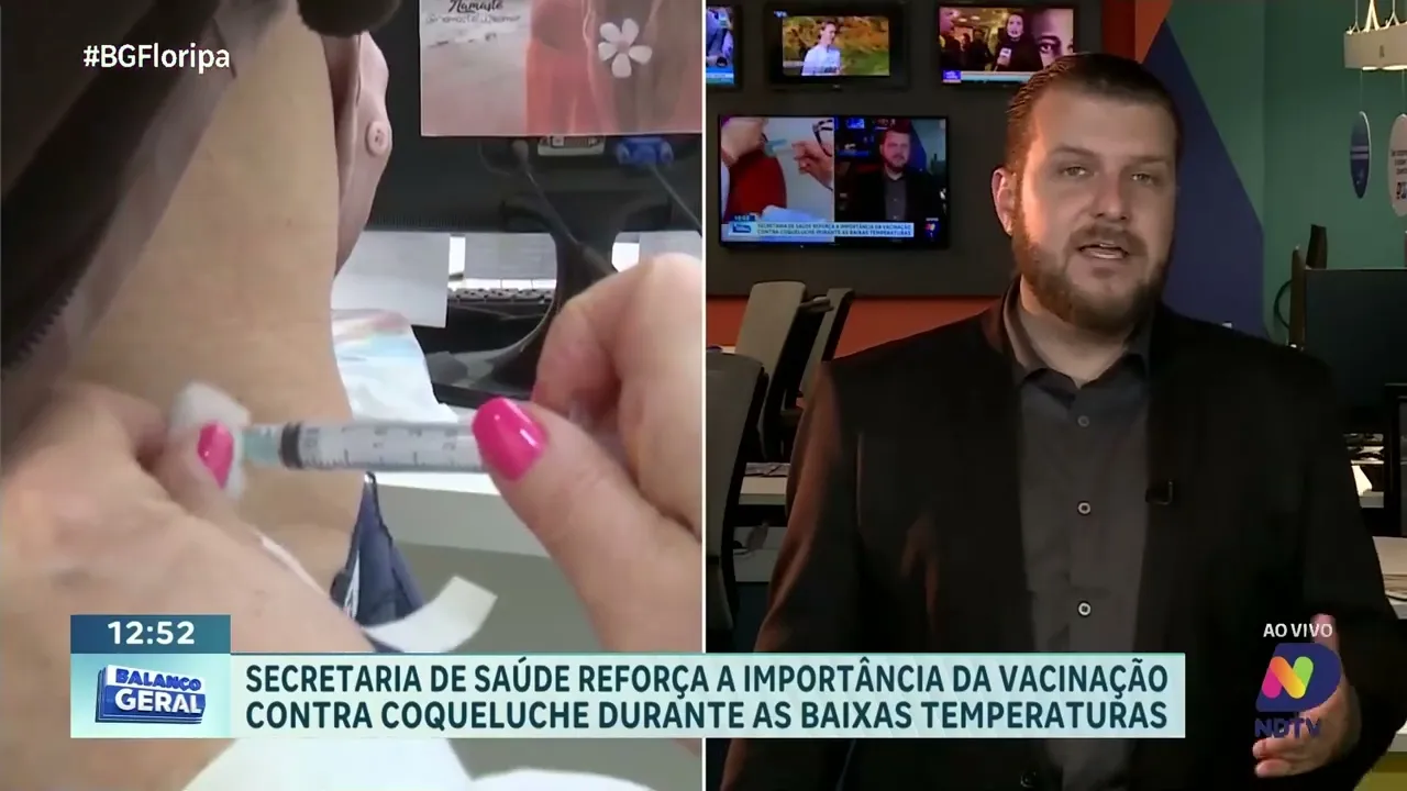 Secretaria de Saúde reforça importância da vacinação contra coqueluche em baixas temperaturas