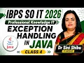 Exception Handling in Java By Dr Sini Shibu IT Expert