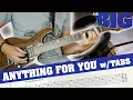 Mr. Big - Paul Gilbert - Anything For You - Guitar Playthrough w/ Tabs