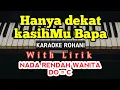 Download Lagu HANYA DEKAT KASIHMU BAPA || KARAOKE ROHANI || DO = C || NADA RENDAH || NADA WANITA || LOWER KEY