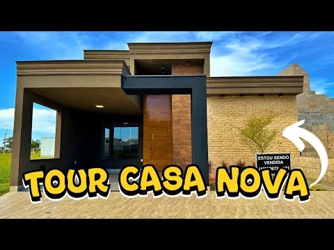 Download MP3 CASA TÉRREA 155m² com SPA TERRENO 10X20 m MODERNA E RÚSTICA TOUR CASA NOVA