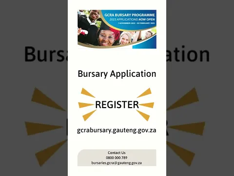 Download MP3 Bursary Application - Register on System