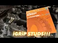 iGrip Studs Installation Screw-in style studs Ripsaw 1 2 snowmobile tracks