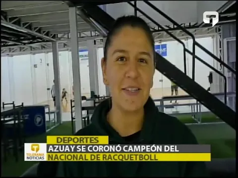 Azuay se coronó campeón del nacional de Racquetboll