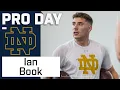 Ian Book FULL Pro Day Highlights Every Throw