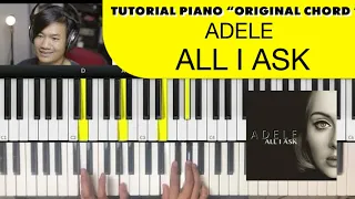 Download Tutorial Piano Adele - All I Ask (Original Chord) MP3