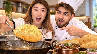My Chinese Fiancee Cooking North Indian Street Food In Hindi Instruction
