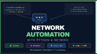 Getting started with Network Automation Python Netmiko