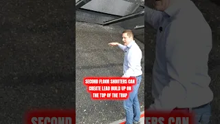 Second floor shooters can create lead build up on the gun range