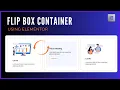 How To Create A Custom Flip Box in Elementor CSS