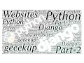 Developing Websites from Scratch using Python and Django - Part 2