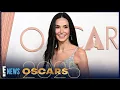 Demi Moore Is a Vision in Sultry Red Carpet Look Oscars 2025 E News